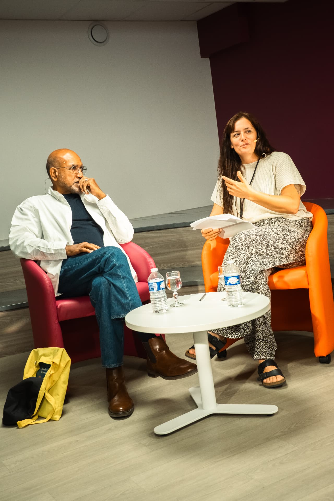 Patrick Chamoiseau et Alexandra Hernandez en conversation