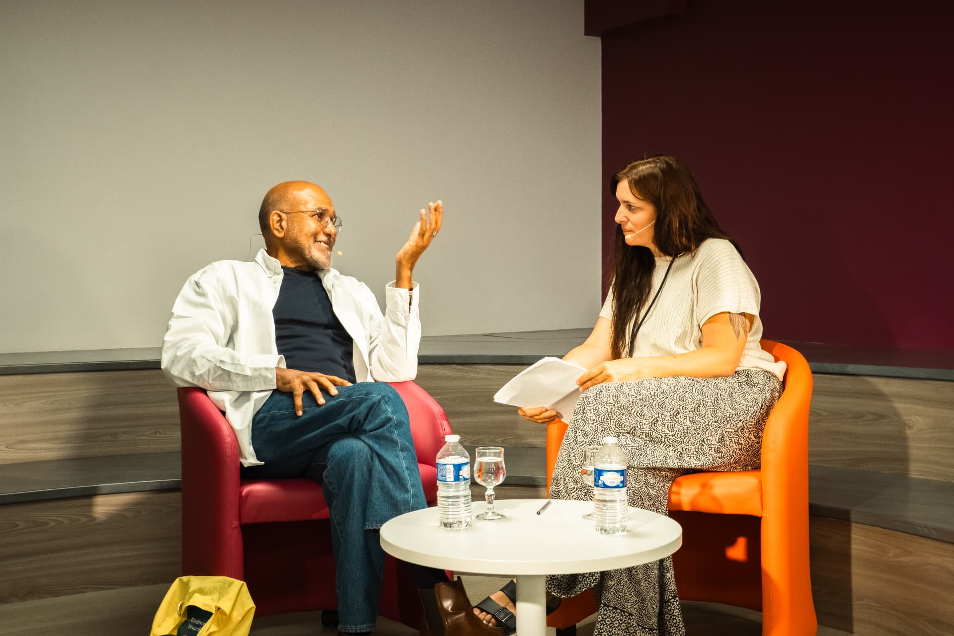 Patrick Chamoiseau et Alexandra Hernandez en conversation